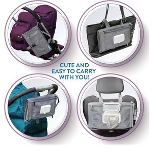 Portable Diaper Changing Pad Changing pad for Newborn Girl/Boy, all in one bag